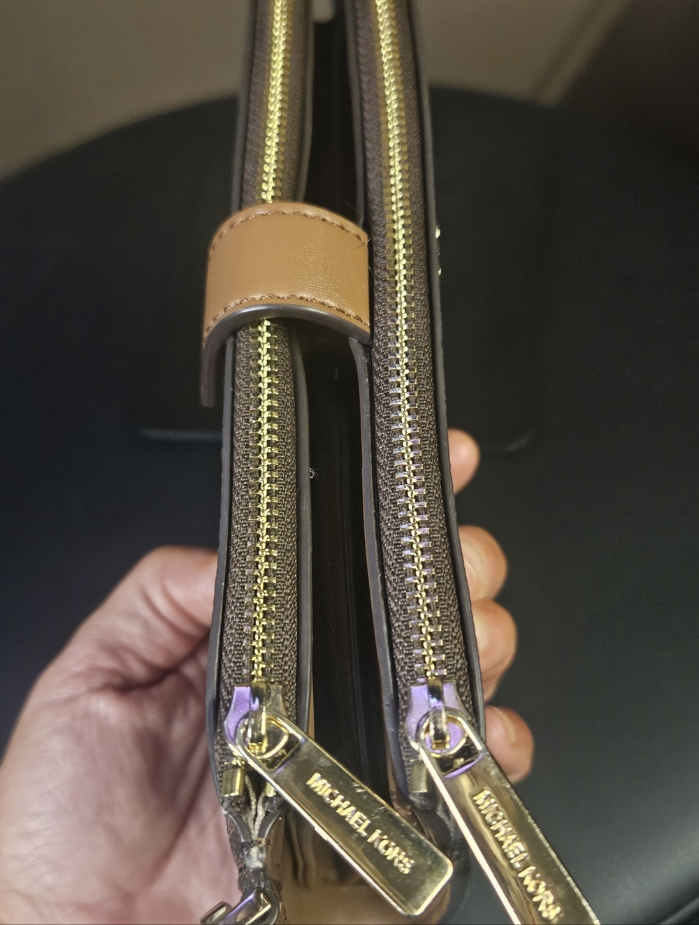 Michael Kors Jet Set Double Zip Wristlet Phone Wallet - Picture 16 of 16